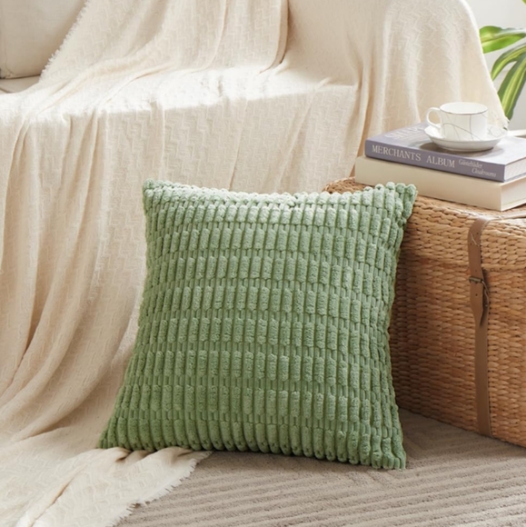 Fancy Homi Sage Green Pillow Covers - Picture 3 of 4